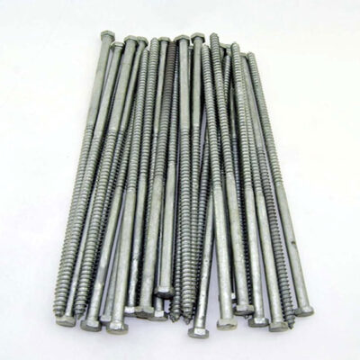 Heavy-Duty Galvanized Hex Head Bolts & Wood Screws – Rust-Resistant Fasteners for Construction & DIY Projects