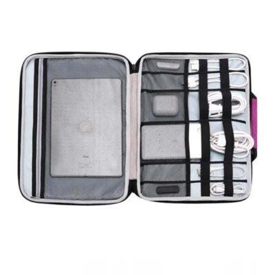 iCozzier 13‑13.3" Laptop Sleeve with Handle – Multi‑Functional Electronic Organizer & Protective Bag for Laptops, Tablets, & Devices