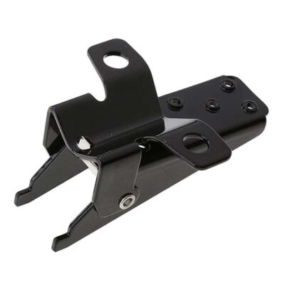 PopEye Retro 25mm-30mm Folding Custom Motorcycle & Bike Frame Foot Pegs – Black Metal Pedals