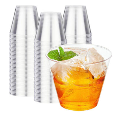 Premium Clear Plastic Party Cups – Disposable Wine & Cocktail Glasses for Every Celebration