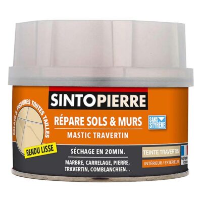 Sinto 32080 Travertine Floor & Wall Repair 280g – High Performance Stone Renovation Compound
