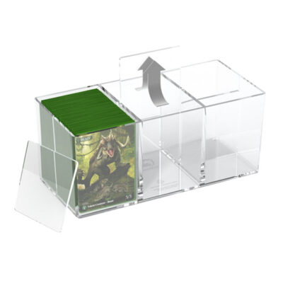Ultimate Guard Box – Stack'n'Safe 480+ Transparent | Heavy-Duty, Secure & Stackable Storage Container