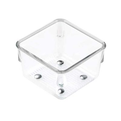 iDesign Linus Plastic Drawer Organizer – Versatile Storage Container for Vanity, Bathroom & Kitchen Drawers