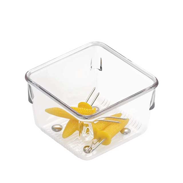 iDesign Linus Plastic Drawer Organizer – Versatile Storage Container for Vanity, Bathroom & Kitchen Drawers
