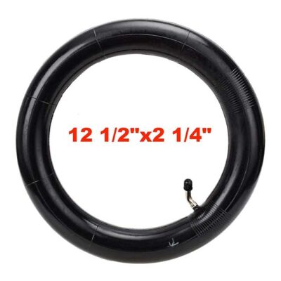 12.5" Scooter Inner Tube with Angled Valve Stem – 1-Pack 12.5 x 2.25 Bike & Scooter Tire Tube (Fits 12.5x1.75/1.95/2.125/2.25)