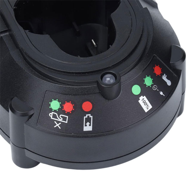 12V High Efficiency Power Tool Battery Charger – 100-240V Li-ion Replacement Charger with 2-Pulse Fast Charging Technology