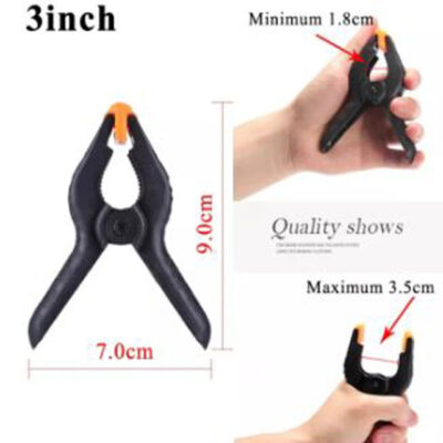 3-Inch Nylon Toggle Spring Clamp – Durable Plastic DIY Clip Tool for Woodworking, Home Improvement & Crafts