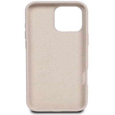 AT&T Essentials Eco-Friendly Silicone Case for iPhone 16 Pro – Stone Light, Sleek & Shock-Proof Protection