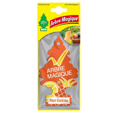 Abre Magique 1710505 Fruit Cocktail Air Freshener – Magic Tree Scented Odor Eliminator for Home & Car
