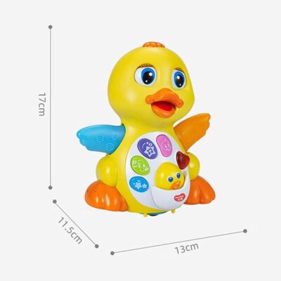CALANDIS™ Big Yellow Baby Musical Duck Toy – Developmental & Educational Infant Play, Ideal Birthday Gift