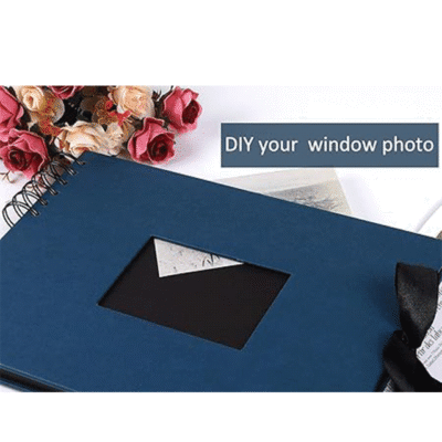 Customizable DIY Windowed Scrapbook Album