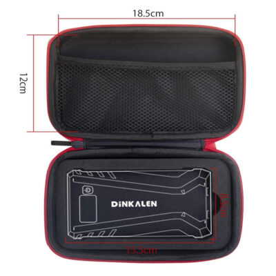 DINKALEN EVA Waterproof Portable Safety Case for Car Jump Starters & Tools (S) – Durable Travel Protection Carrying Bag