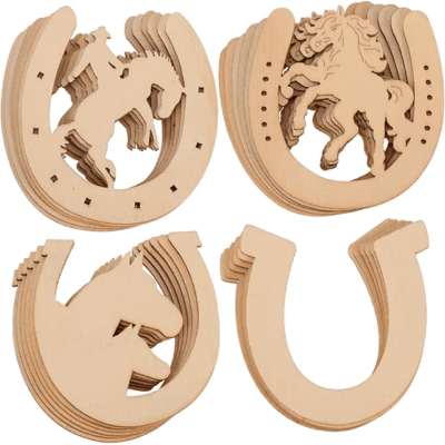 EXCEART Unfinished Wood