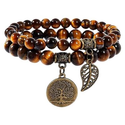 Farfume Real Stones Chakra Bracelet for Women – Authentic Gemstone Healing Jewelry