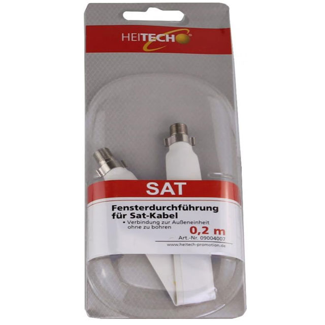 HEITECH Window Cable Grommets for Satellite Cable β No-Drill Outdoor Unit Connection Solution