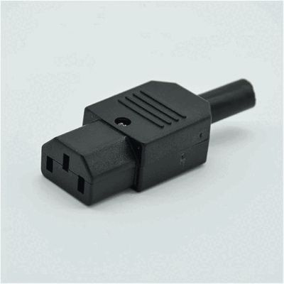 IEC Straight Cable Plug Connector