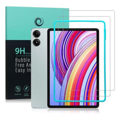 Ibywind Tempered Glass Screen Protector for Xiaomi Redmi Pad Pro & Poco Pad 12.1 (2-Pack) – Fingerprint Reader Compatible & Easy Install
