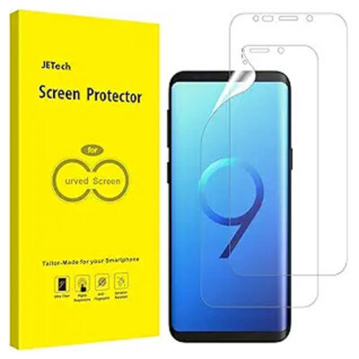 JETech TPU Ultra HD Screen Protector for Samsung Galaxy S9 – Case Friendly, Bubble-Free & Anti-Scratch Film