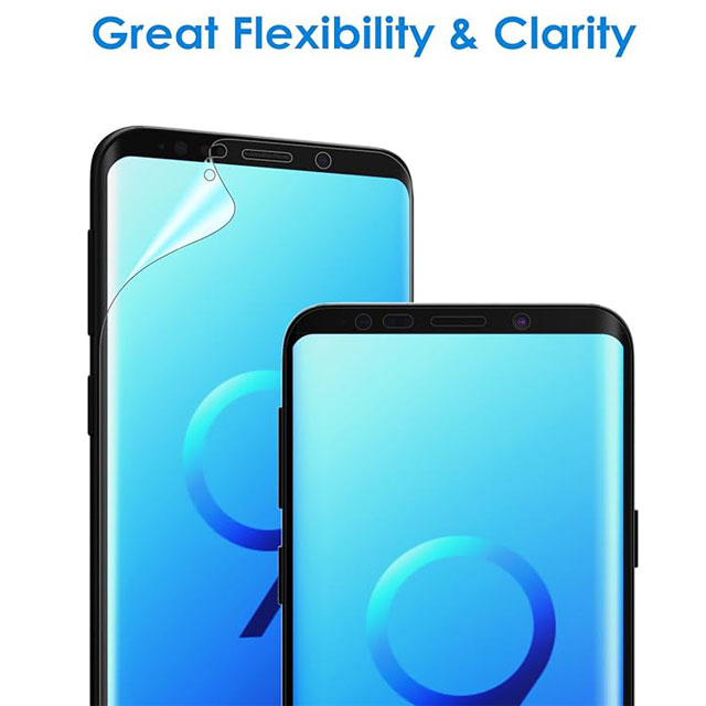 JETech TPU Ultra HD Screen Protector for Samsung Galaxy S9 – Case Friendly, Bubble-Free & Anti-Scratch Film