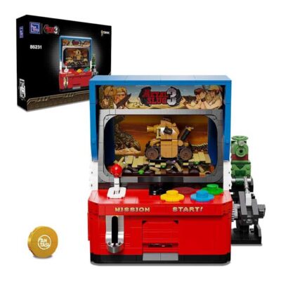 Metal Slug Retro Arcade Game Building Set – Vintage Cabinet Arcade Machine Kit for Adults & Teens, Creative Gaming Console Model & Collectible Construction Toy (86231)