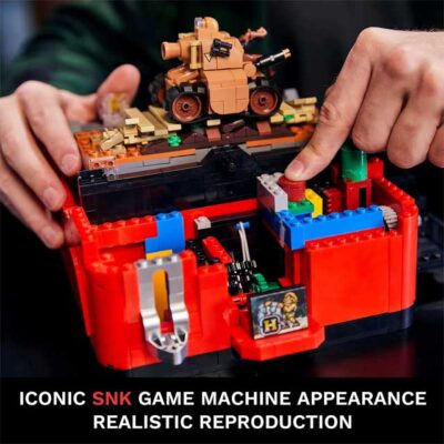 Metal Slug Retro Arcade Game Building Set – Vintage Cabinet Arcade Machine Kit for Adults & Teens, Creative Gaming Console Model & Collectible Construction Toy (86231)