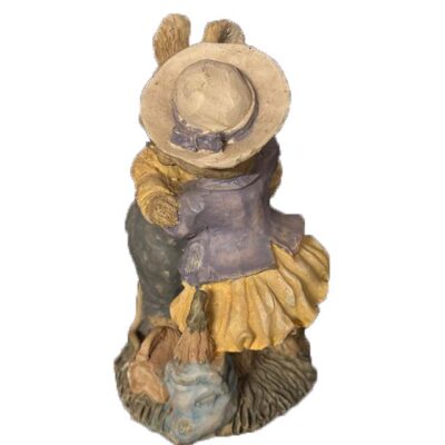 Mouse Tales by Priscilla Hillman – Whimsical Hugging Country Mice Couple Art Print for Farmhouse & Rustic Home Decor