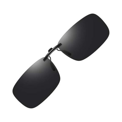 Polarized Clip-On Sunglasses for Over Glasses | 40mm Size, 1.00mm Thickened Lenses, Unisex Style