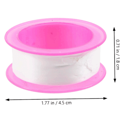Premium Pink PTFE Thread Seal Tape for Plumbing Joints & Fittings – Leak-Proof Water Pipe Sealant for Household Use