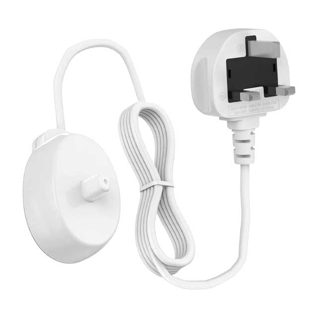 Replacement Electric Toothbrush Charger – UK 3-Pin Inductive Charging Base for Oral-B & Braun Electric Toothbrush (Compatible with Oral-B Type 3757)