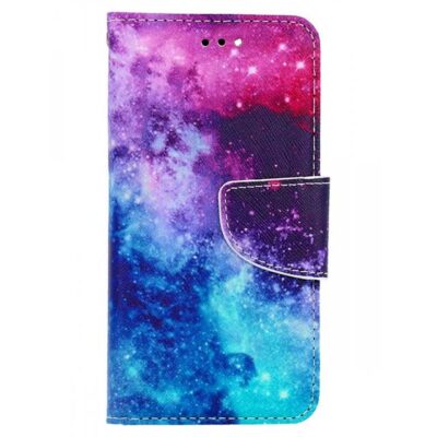 TopQ iPhone SE 2022 Book Case – Premium Space Edition Protective Cover