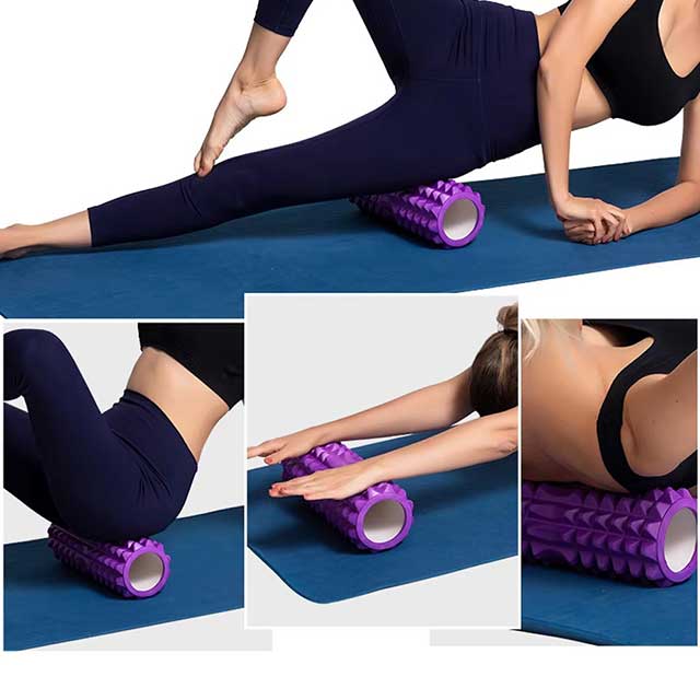 1Pc Foam Massage Roller – Hollow Yoga Column for Muscle Relief, Physiotherapy & Sports Rehabilitation