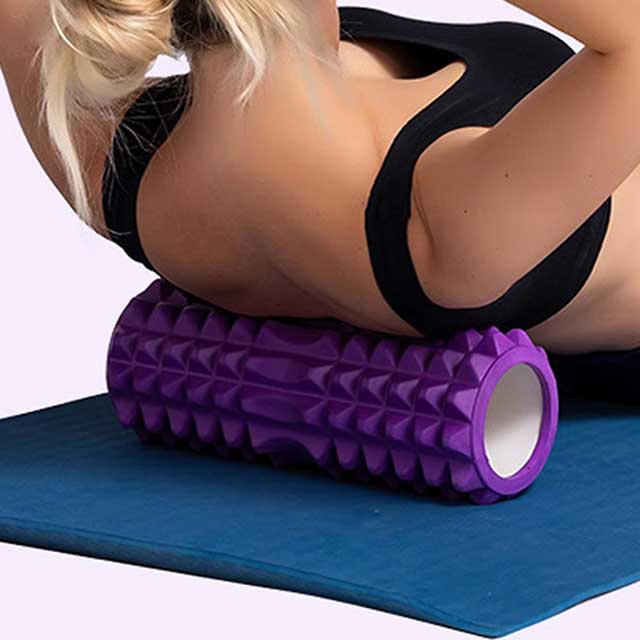 1Pc Foam Massage Roller – Hollow Yoga Column for Muscle Relief, Physiotherapy & Sports Rehabilitation
