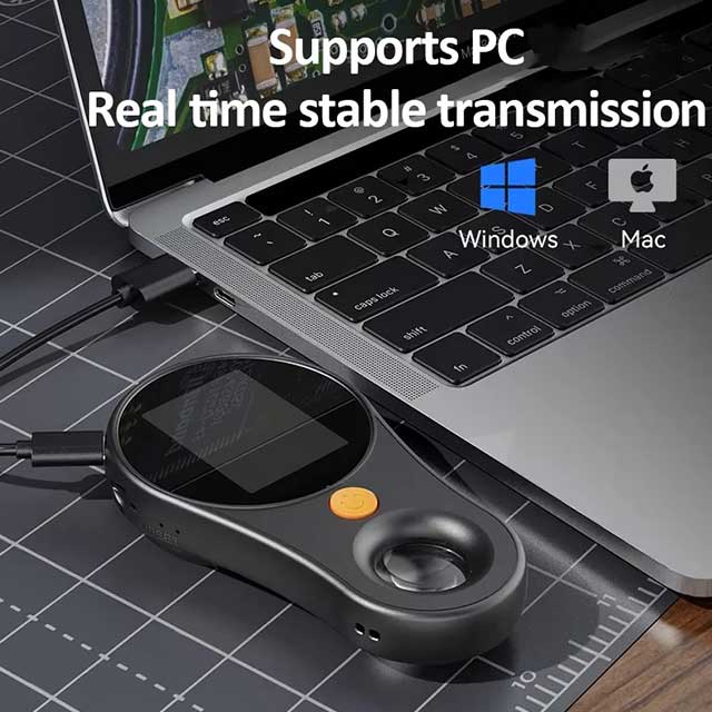 500X Digital Handheld Microscope – 2MP Portable Magnifier with LED Light for Coins, Jewelry & Circuit Inspection