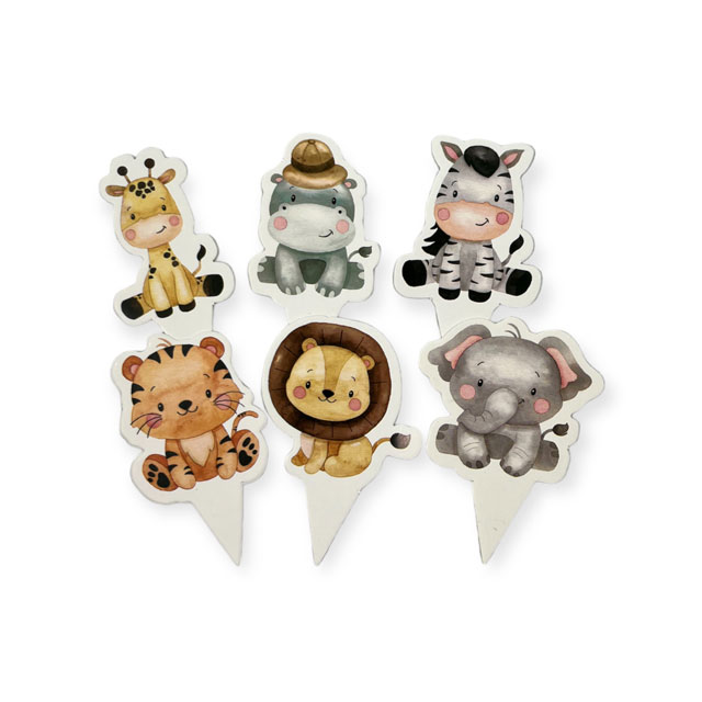 Baby Jungle Animal Party Supplies – Ultimate Kids’ Celebration Kit with Jungle-Themed Napkins, Plates, Cutlery & Decorations