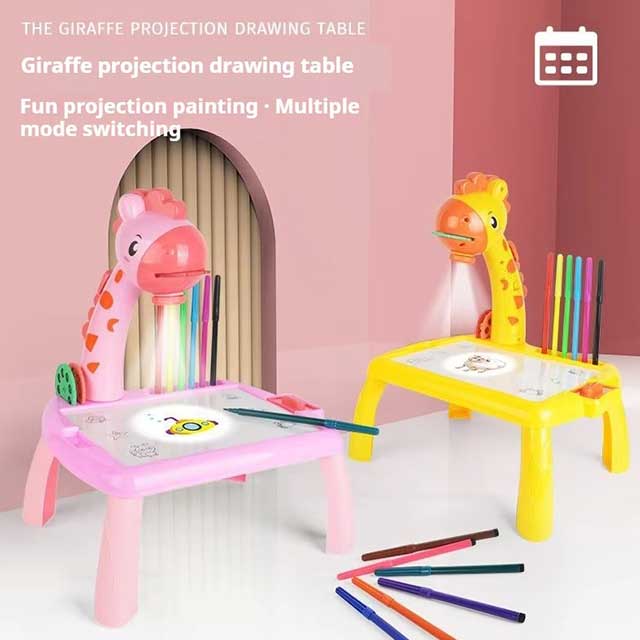Kids LED Projector Drawing Table β Educational Painting & Learning Toy Set with Art Board