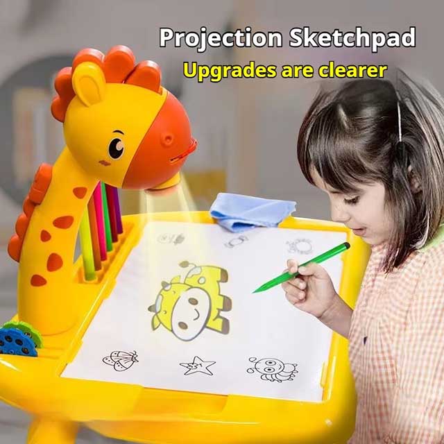 Kids LED Projector Drawing Table β Educational Painting & Learning Toy Set with Art Board