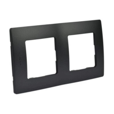 Legrand Niloé Graphite Finish Frame Cover – Compatible with Wall Sockets & Switches (Graphite-Black)