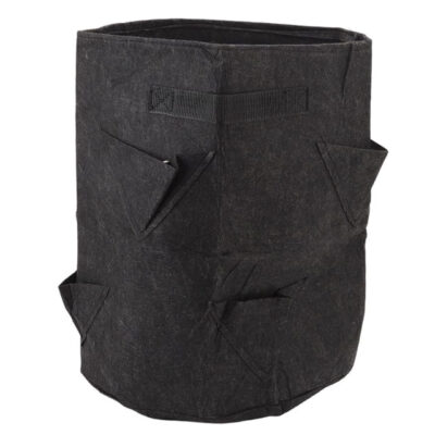 Premium Stberry PL Bag with 8 Side Pockets – Breathable Non-Woven Floral Pot with Convenient Handle for Stberry Arrangements