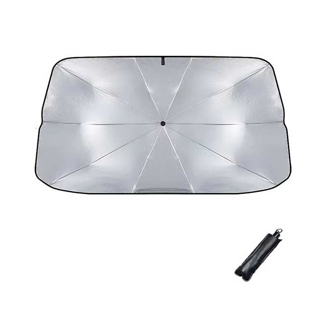 Retractable Car Sunshade for Front Windshield β Heat Insulation UV Protection Parasol for Sunblock & Interior Cooling