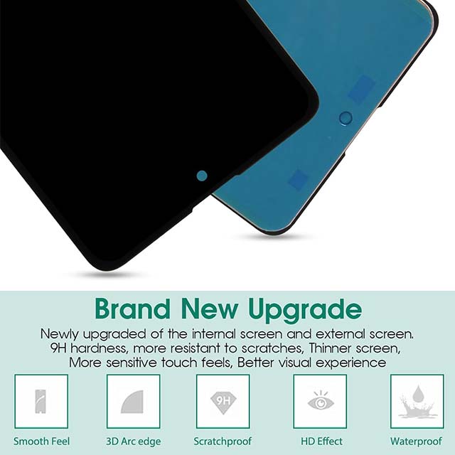 SRJTEK Compatible Replacement LCD Screen for Samsung Galaxy M51 (SM-M515F) β M51 Display & Touch Digitizer Assembly Repair Kit (No Fingerprint)