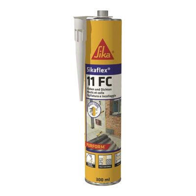 Sika Sikaflex-11 FC+ 300 ml Elastic Adhesive & Sealant – High Performance Concrete Grey Construction Sealant