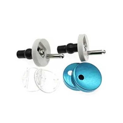 Toilet Seat Hinge Fixing Kit – 2-Piece Replacement Set with Screws, Nuts & Bolts for Loose Toilet Seats