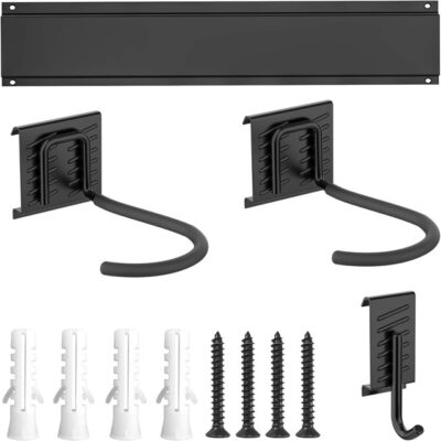 Ultrawall Heavy Duty Garage Bike Rack – Wall Mount Storage for 3 Bicycles & 3 Helmets, Space Saving Home Bike Organizer