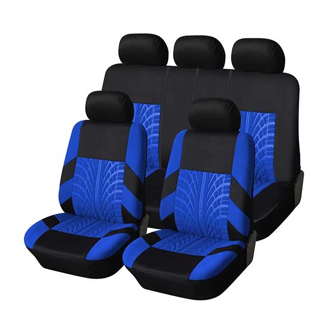 Universal Car Seat Covers Full Set β Front Split & Rear Bench Cloth Covers for SUV, Sedan, Van & Automotive Interiors