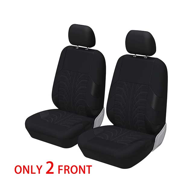 Universal Car Seat Covers Full Set β Front Split & Rear Bench Cloth Covers for SUV, Sedan, Van & Automotive Interiors