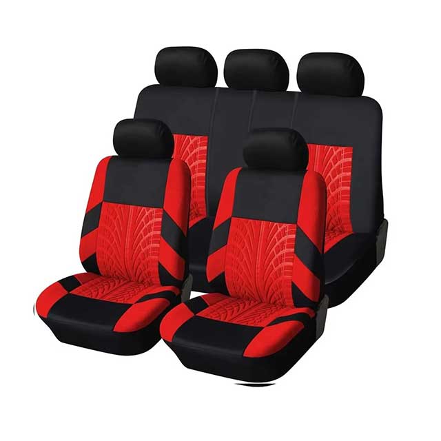 Universal Car Seat Covers Full Set β Front Split & Rear Bench Cloth Covers for SUV, Sedan, Van & Automotive Interiors