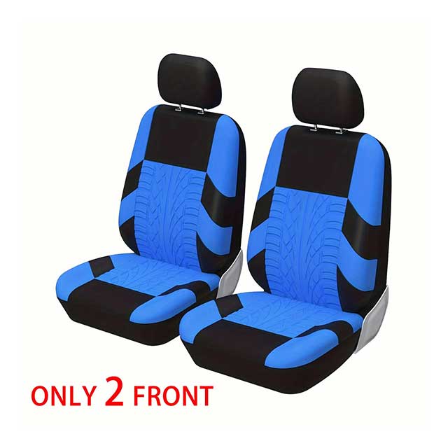 Universal Car Seat Covers Full Set β Front Split & Rear Bench Cloth Covers for SUV, Sedan, Van & Automotive Interiors