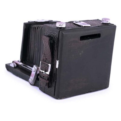 Vintage Polyresin Camera Money Box – One Size Coin Bank & Decorative Home Office Gift