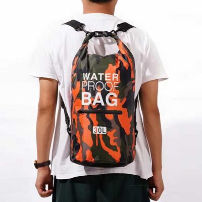 Waterproof Drawstring Backpack – 15L/20L/30L Dry Bag for Kids, Gym, Swimming, Hiking & Camping