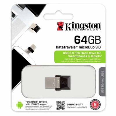 Kingston DataTraveler MicroDuo 64GB USB 3.0 OTG Pen Drive